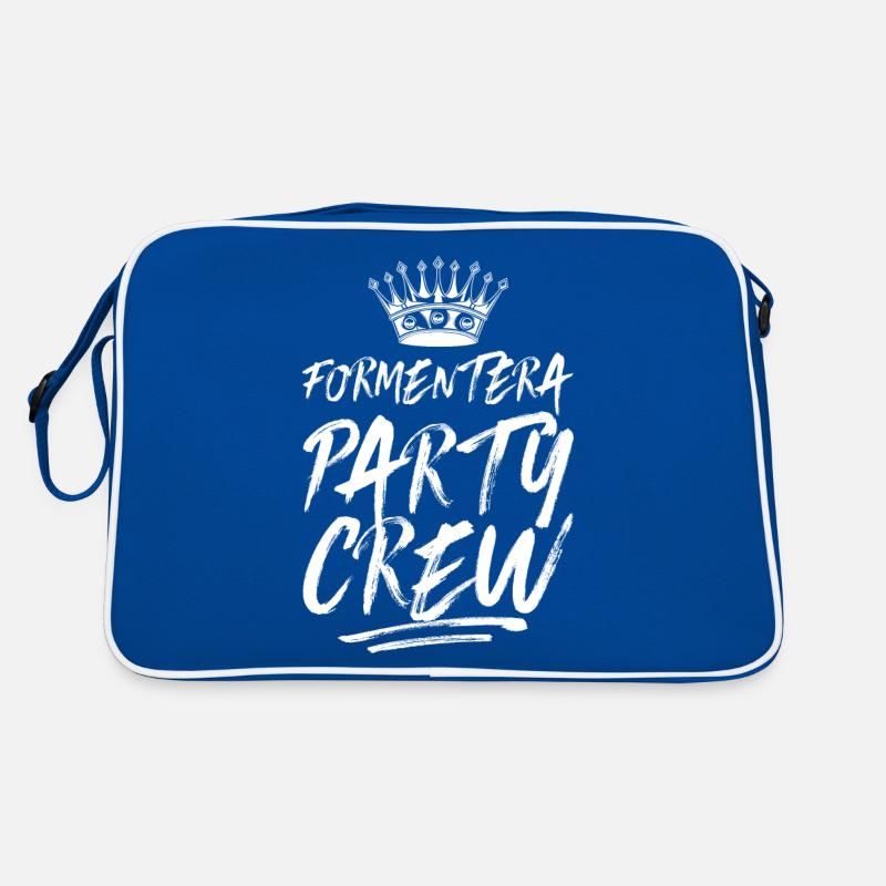 Formentera Party Crew Saying Retro Bag