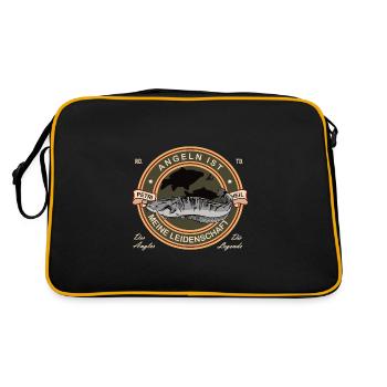 Gift idea Angler Wels - Retro Bag - black/gold - Back