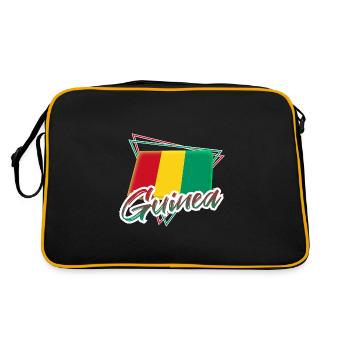 Guinée - Sac Retro - noir/or - Dos
