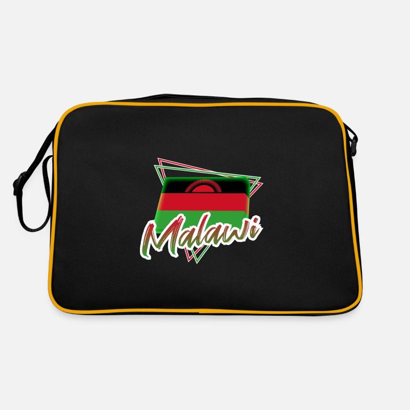 Malawi - Sac Retro - noir/or