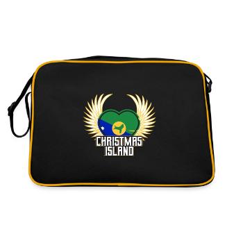 Île de Noël - Sac Retro - noir/or - Dos