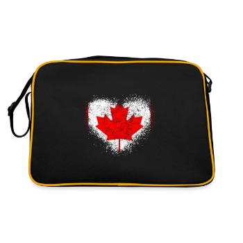 Canada - Sac Retro - noir/or - Dos