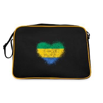 Gabon - Retro Bag - black/gold - Back