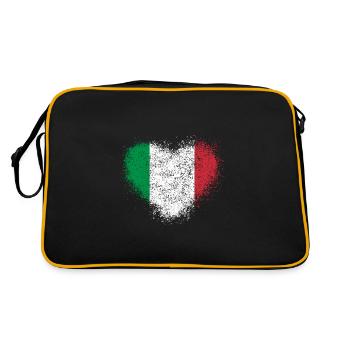 Italy - Retro Bag - black/gold - Back