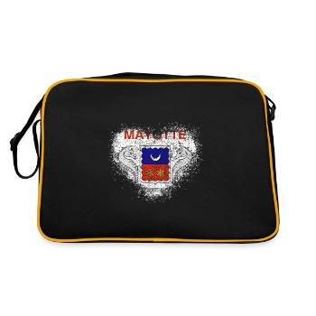 Mayotte - Sac Retro - noir/or - Dos