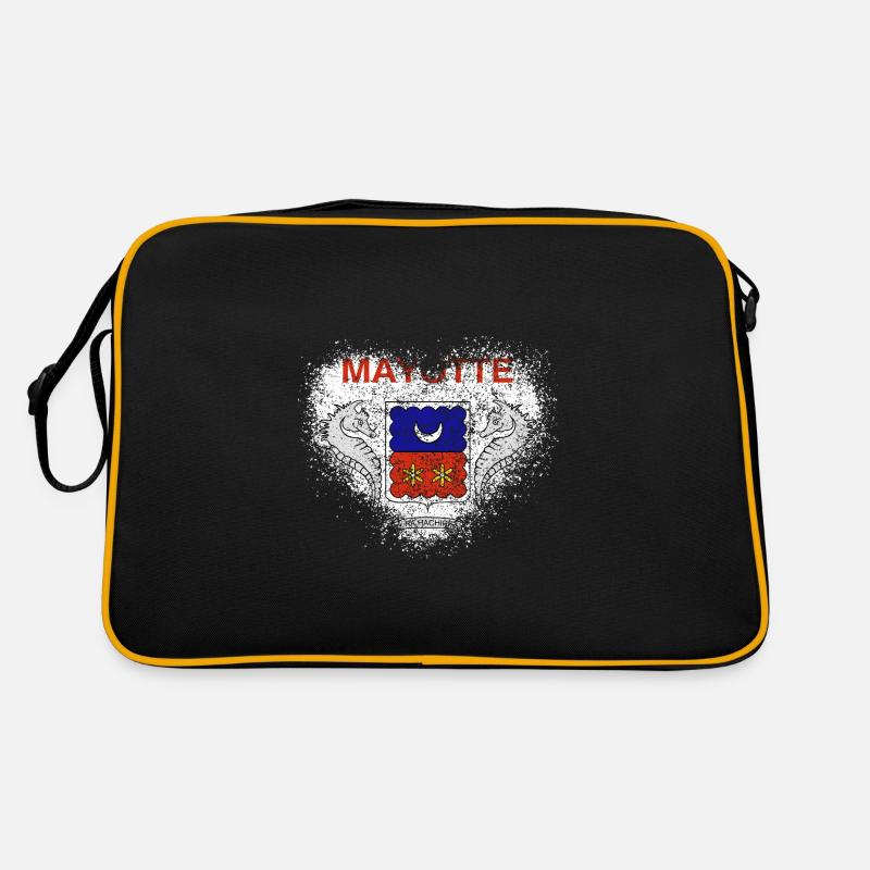 Mayotte - Sac Retro - noir/or