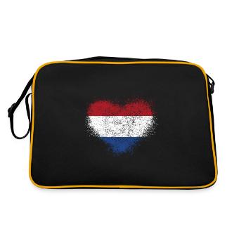 Pays-Bas - Sac Retro - noir/or - Dos