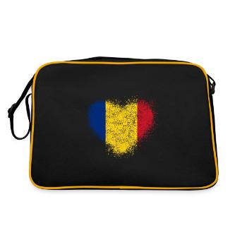 Romania - Retro Bag - black/gold - Back