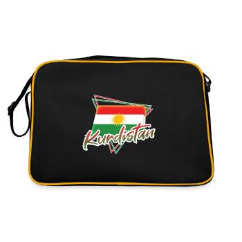 Kurdistan - Sac Retro - noir/or - Dos
