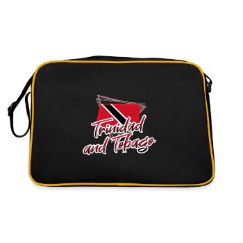 Trinidad and Tobago - Retro Bag - black/gold - Back
