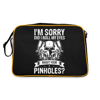 Car painter offer for coachbuilders - Retro Bag - black/gold - Back