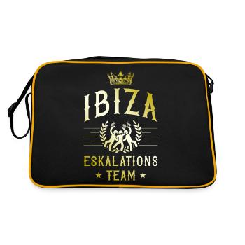 Ibiza Escalation - Retro Bag - black/gold - Back
