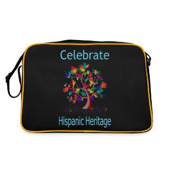Célébrer le patrimoine hispanique (B1) - Sac Retro - noir/or - Dos