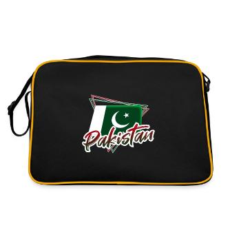 Pakistan - Sac Retro - noir/or - Dos