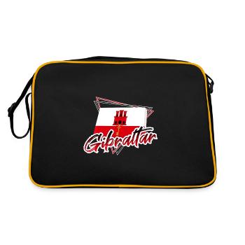 Gibraltar - Sac Retro - noir/or - Dos