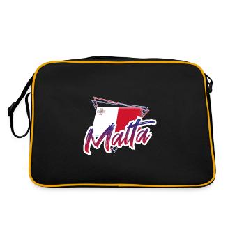 Malte - Sac Retro - noir/or - Dos