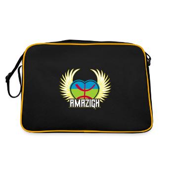 Amazigh - Retro Bag - black/gold - Back
