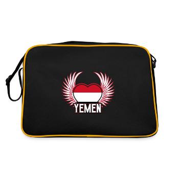 Yémen - Sac Retro - noir/or - Dos