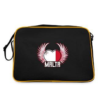 Malte - Sac Retro - noir/or - Dos