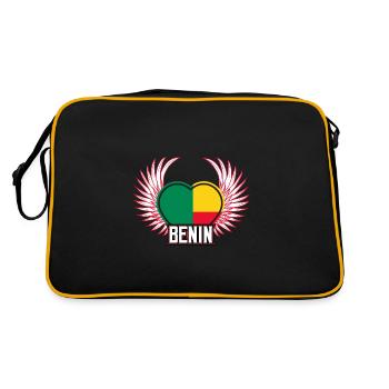 Bénin - Sac Retro - noir/or - Dos