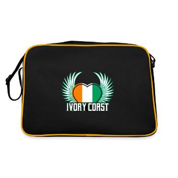 Ivory Coast - Retro Bag - black/gold - Back