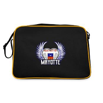Mayotte - Sac Retro - noir/or - Dos