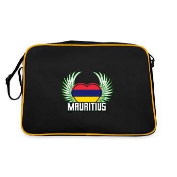 Mauritius - Retro Bag - black/gold - Back