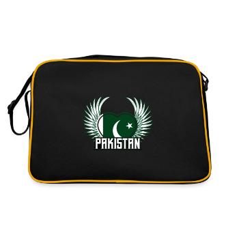 Pakistan - Sac Retro - noir/or - Dos