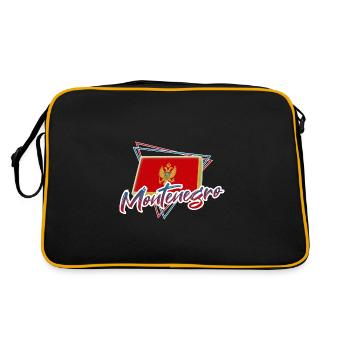 Montenegro - Retro Bag - black/gold - Back