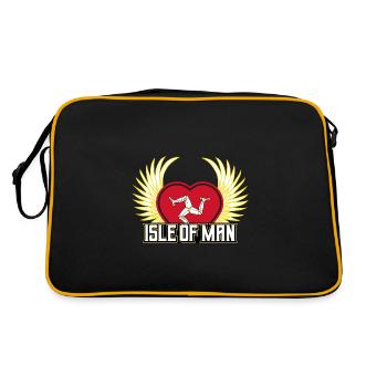 Isle Of Man - Retro Bag - black/gold - Back