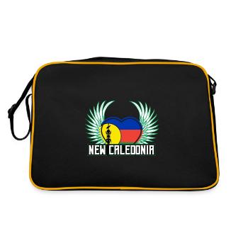Nouvelle-Calédonie - Sac Retro - noir/or - Dos