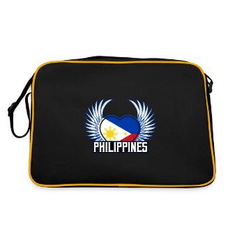 Philippines - Sac Retro - noir/or - Dos
