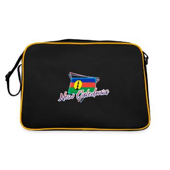 Nouvelle-Calédonie - Sac Retro - noir/or - Dos