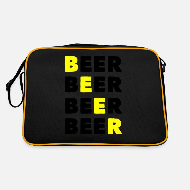 Bier Bier Bier Bier Retro Tasche