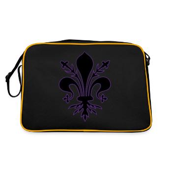 Black lily - Retro Bag - black/gold - Back