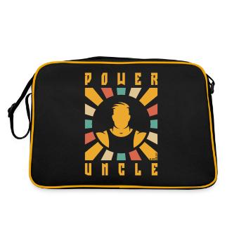 Power Uncle (Rays / 4C) - Retro Bag - black/gold - Back