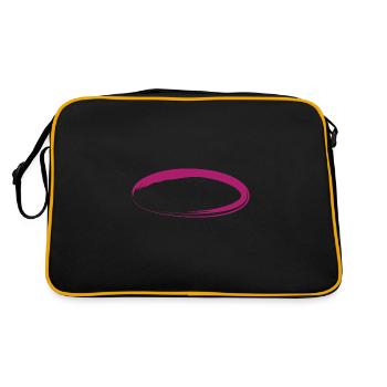 Cercle ovale - Sac Retro - noir/or - Dos