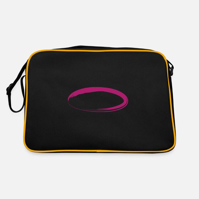 Oval Kreis Retro Tasche
