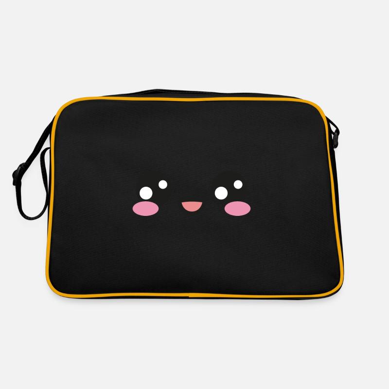 Visage Doux Kawaii Sac Retro