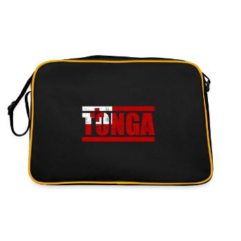 Tonga - Retro Bag - black/gold - Back