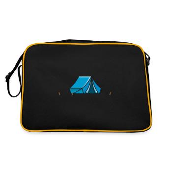 Tente - Sac Retro - noir/or - Dos
