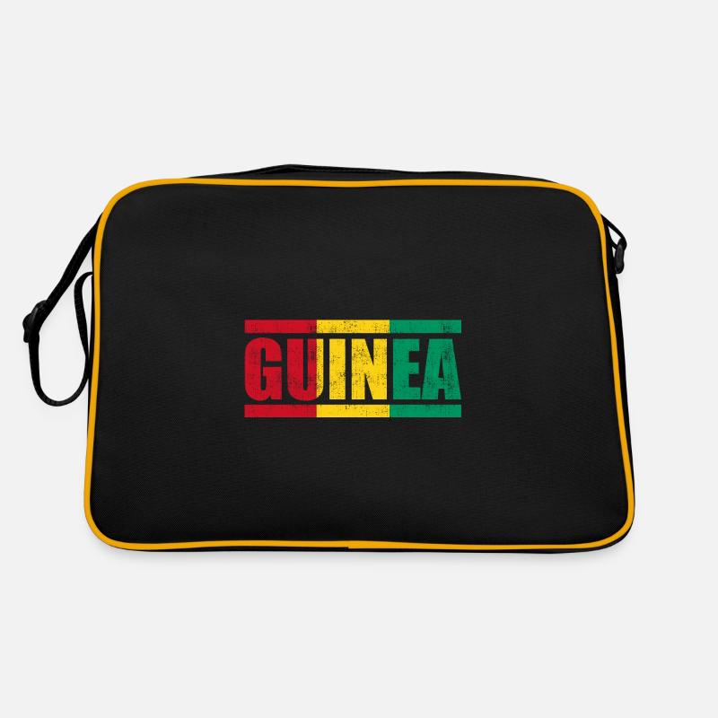 Guinea - Retro Tasche - Schwarz/Gold