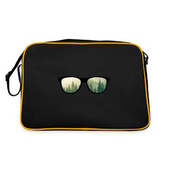 Lunettes de soleil Paysage naturel - Sac Retro - noir/or - Dos