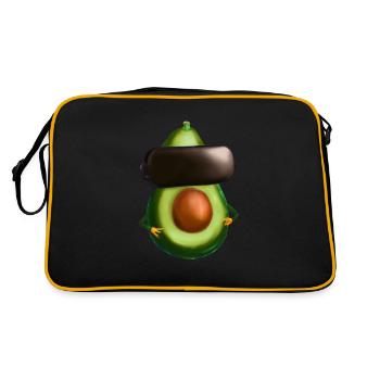 Avocado _ 01 - Retro Bag - black/gold - Back