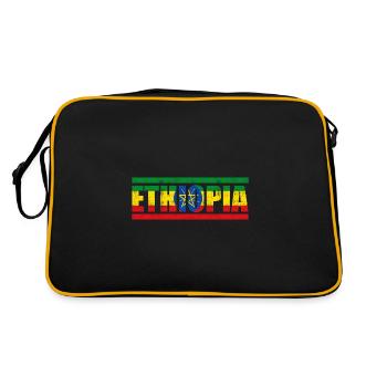 Ethiopie - Sac Retro - noir/or - Dos