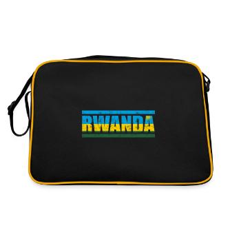 Rwanda - Sac Retro - noir/or - Dos