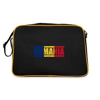 Romania - Retro Bag - black/gold - Back