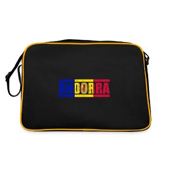 Andorre - Sac Retro - noir/or - Dos