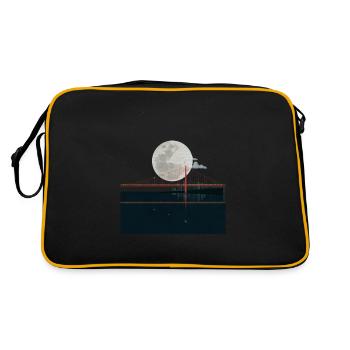 San Francisco - Retro Bag - black/gold - Back