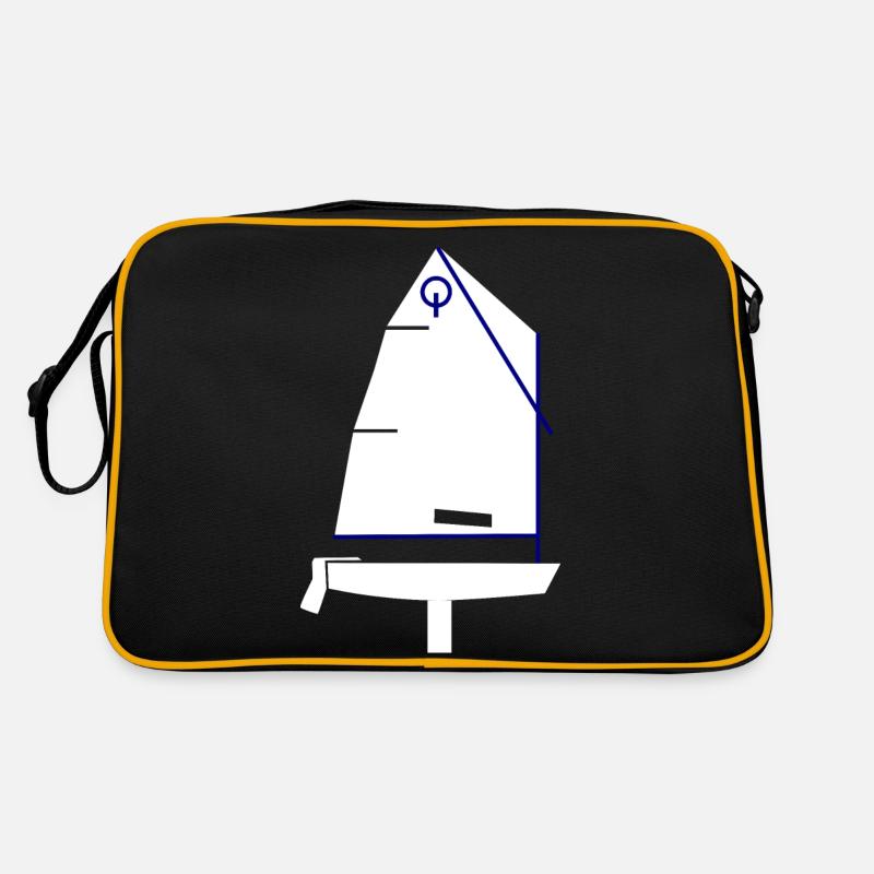 Optimist Opti - Retro Tasche - Schwarz/Gold